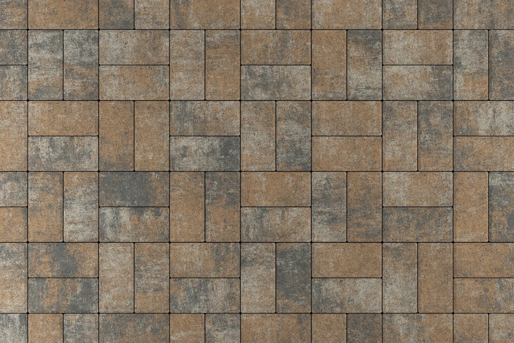 Тротуарная плитка Брусчатка Каньон Stellard 40 мм