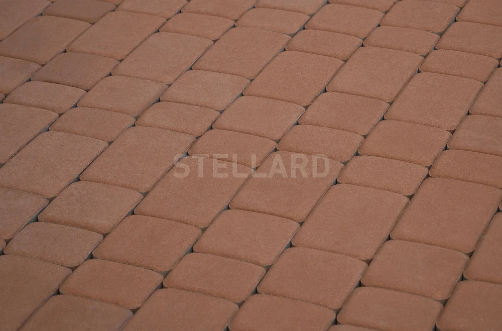 Тротуарная плитка Старый город Капучино Stellard 40 мм