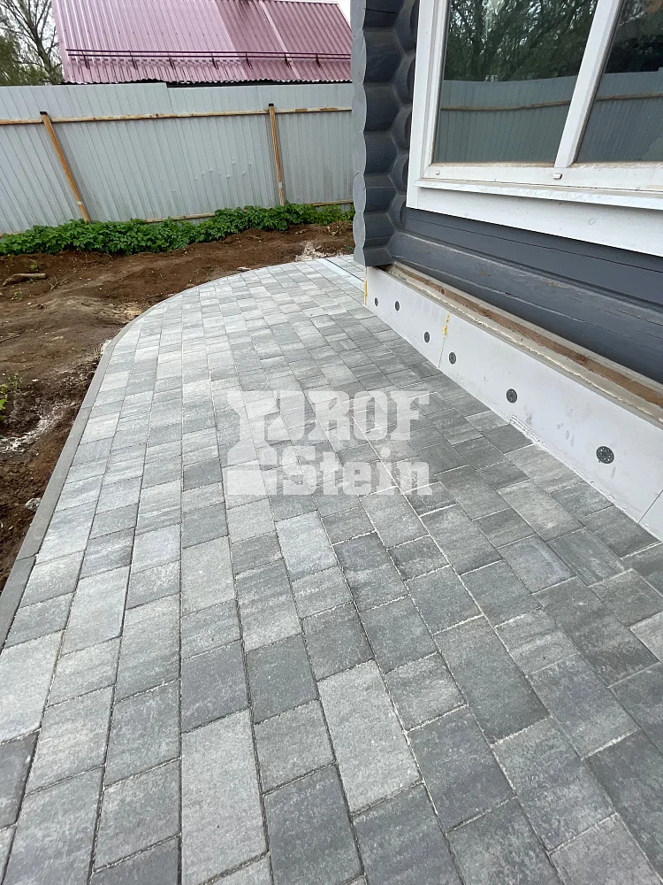 Укладка тротуарной плитки Старый город Венусбергер цвета Туман