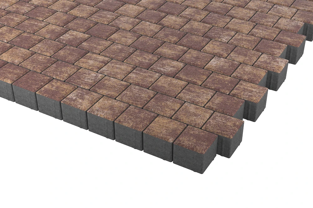 Тротуарная плитка Квадрат 10х10 Гавана Stellard 60 мм