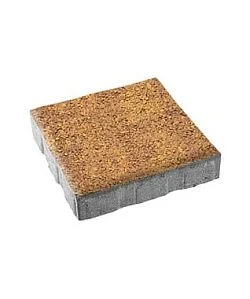 Тротуарная плитка КВАДРАТ Листопад гладкий Осень Б.7.К.8 Выбор 80 мм