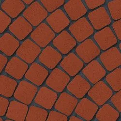 Клинкер тротуарный красный Лондон квадро R (под распил) ЛСР