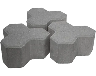 Тротуарная плитка Трилистник Stellard 100 мм