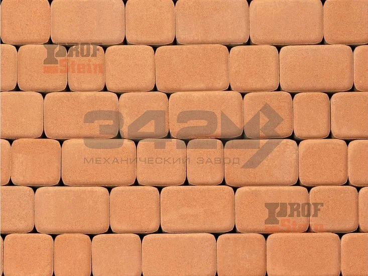 Тротуарная плитка Классика, Оранжевый 342 МЗ 60 мм