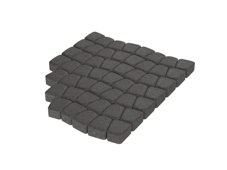 Тротуарная плитка Классико Дымчатый кварц Stellard 60 мм