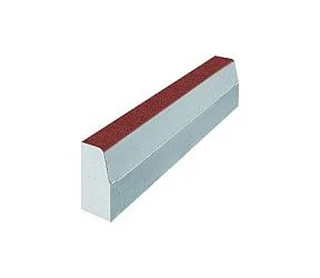 Бордюр дорожный 100*30*15см Гранит Красный с неполным прокрасом