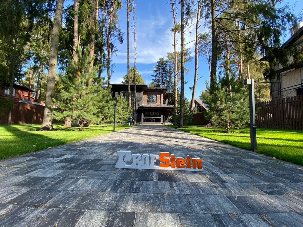 Укладка тротуарной плитки Штайн Блэк от Steingot