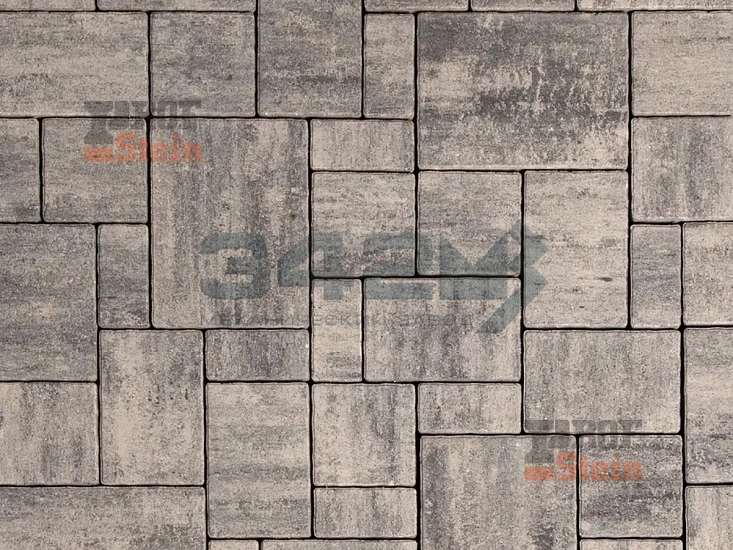 Тротуарная плитка Бавария, Арктика 342 МЗ 60 мм