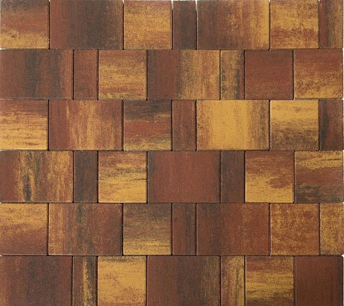 Тротуарная плитка Старый город Ландхаус, Белый BRAER 60 мм