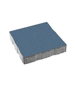 Тротуарная плитка КВАДРАТ Стандарт Синий Б.7.К.8 Выбор 80 мм