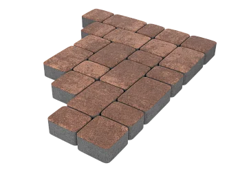 Тротуарная плитка Старый город Мокко Stellard 40 мм