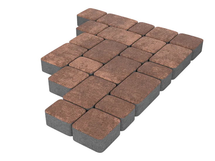 Тротуарная плитка Старый город Мокко Stellard 40 мм
