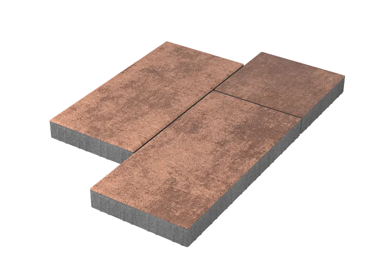 Тротуарная плитка Мозаика XL Мокко Stellard 60 мм