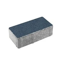 Тротуарная плитка ПРЯМОУГОЛЬНИК 200х100 Гранит Синий Б.2.П.6 Выбор 60 мм