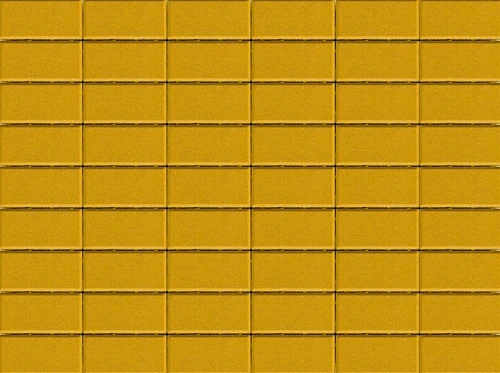 Тротуарная плитка Прямоугольник, Желтый BRAER 60 мм