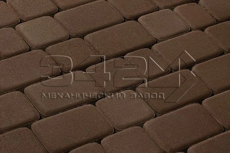 Тротуарная плитка Классика 60 Темно-Коричневый 342 МЗ