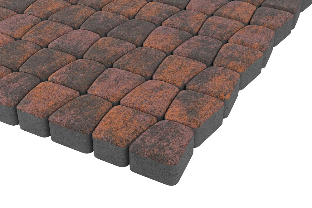 Тротуарная плитка Классико Браун Stellard 60 мм