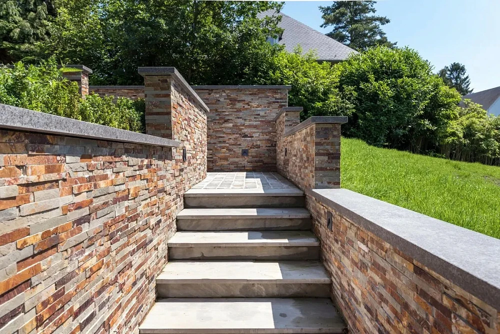 3D панель из натурального камня Сланец Мультиколор Классик Pharaon