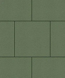 Тротуарная плитка КВАДРАТ 500х500 Стандарт Зеленый Б.5.К.6 Выбор 60 мм