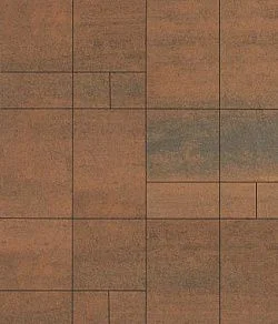 Тротуарная плитка Грандо Листопад гладкий Мустанг Б.9.Фсм.6 Выбор 60 мм