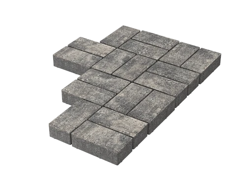 Тротуарная плитка Брусчатка Грей Stellard 60 мм