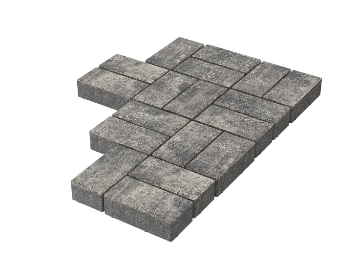Тротуарная плитка Брусчатка Грей Stellard 60 мм