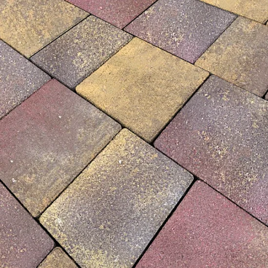 Тротуарная плитка КОЛОР МИКС №9 Закат НОВЫЙ ГОРОД 1НГ4Ф Нобетек 40 мм