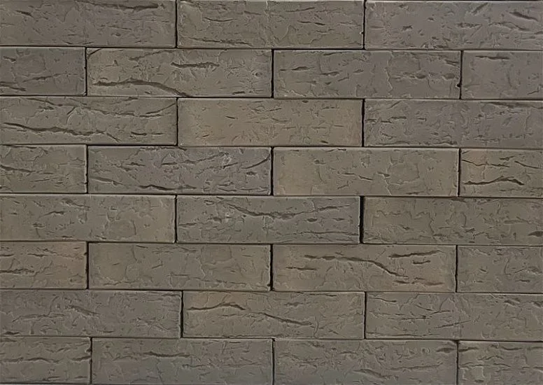 Кирпич облицовочный Графит Флэш одинарный 1 NF Бук ВКЗ