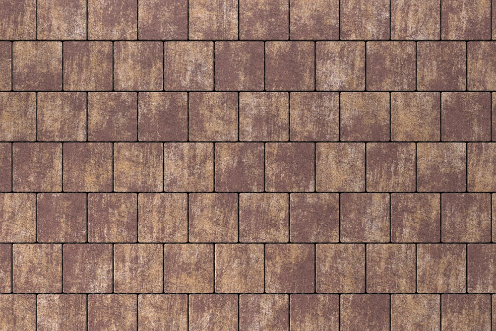 Тротуарная плитка Квадрат 15х15 Гавана Stellard 80 мм