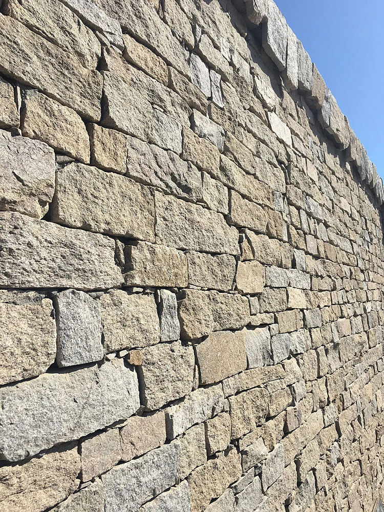 3D панель из натурального камня Кварцит Серо-коричневый Грубый камень Pharaon