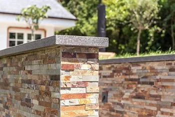 3D панель из натурального камня Сланец Мультиколор Классик Pharaon