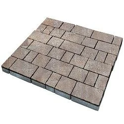 Тротуарная плитка Старый город Берилл Гладкая SteinRus 60 мм