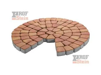 Тротуарная плитка Круговая классика, Милан 342 МЗ 60 мм