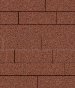 Тротуарная плитка ПРЯМОУГОЛЬНИК 750х250 Гранит Красный Б.12.П.8 Выбор 80 мм