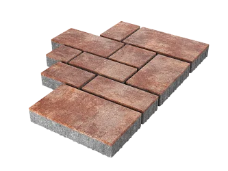 Тротуарная плитка Микс Сити Санрайз Stellard 60 мм