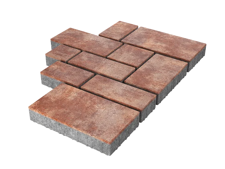 Тротуарная плитка Микс Сити Санрайз Stellard 60 мм