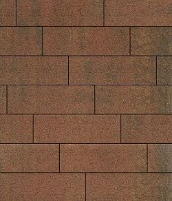 Тротуарная плитка ПРЯМОУГОЛЬНИК 750х250 Листопад гранит Арабская ночь Б.12.П.8 Выбор 80 мм