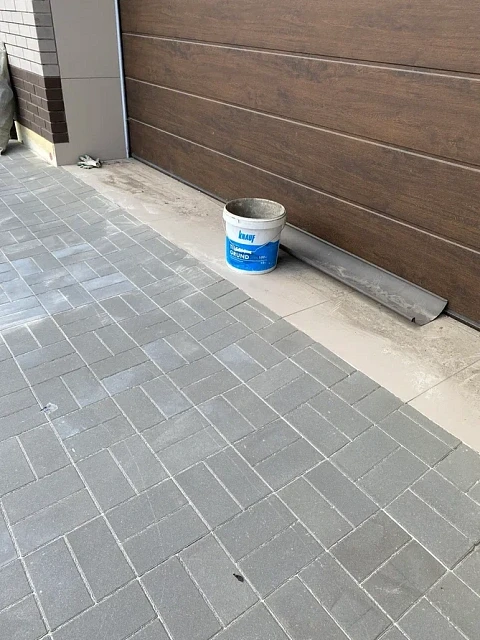 Укладка тротуарной плитки Кирпичик от Steingot