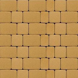 Плитка тротуарная Инсбрук Альт Желтый Гладкая SteinRus 40 мм