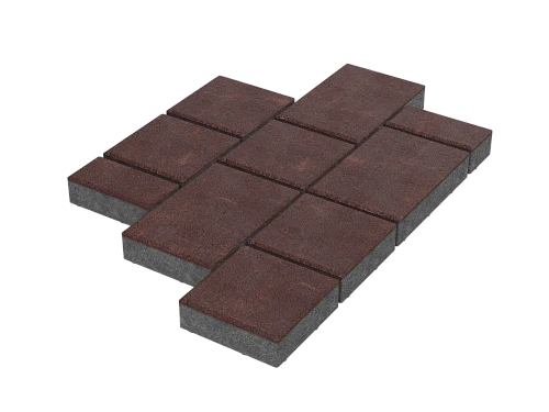 Тротуарная плитка Мозаика XL Черный Stellard 60 мм