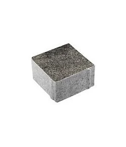 Тротуарная плитка КВАДРАТ Листопад гранит Антрацит А.3.К.4 Выбор 40 мм