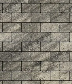 Тротуарная плитка ПРЯМОУГОЛЬНИК 240х120 Листопад гладкий Антрацит Б.3.П.6 Выбор 60 мм