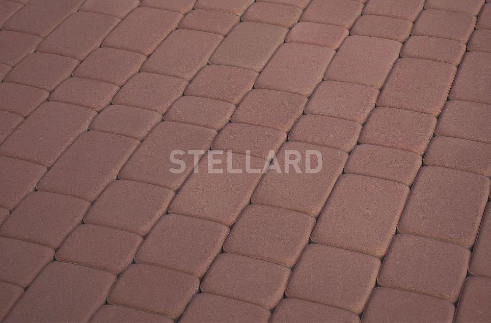 Тротуарная плитка Старый город Коричневый Stellard 40 мм