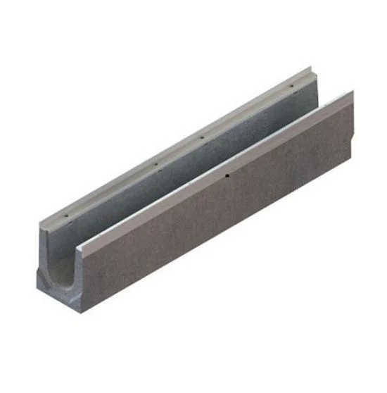 Лотки водоотводные бетонные Standartpark BetoMax DN100 с внутренним уклоном h125-h230 под решетку кл