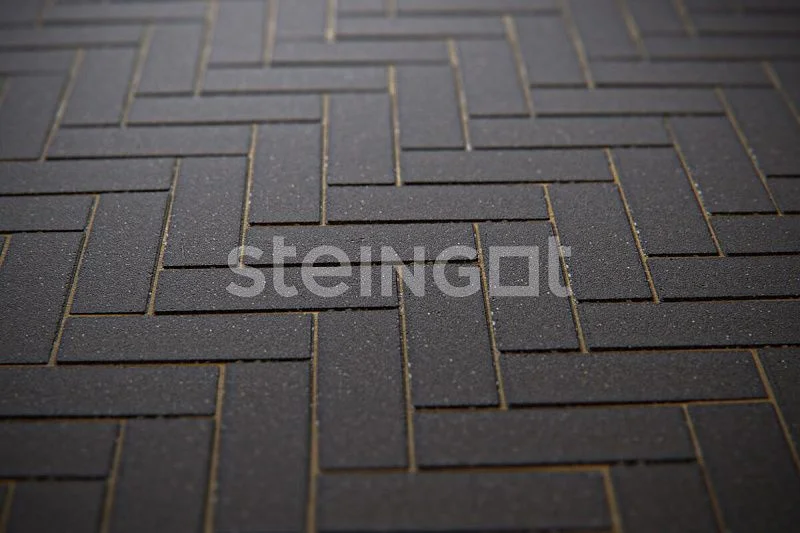 Тротуарная плитка Паркет Черный Steingot 60 мм