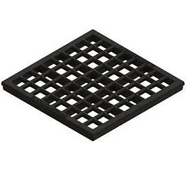 Решетка водоприемная Basic РВ-28.28 ячеистая чугунная