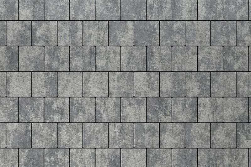 Тротуарная плитка Квадрат 15х15 Грей Stellard 80 мм