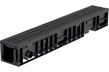 Лоток Aquastok ЛВП Master DN100 H135 B125 1000x148x135 с пластиковой решеткой (комплект) (110131) 54