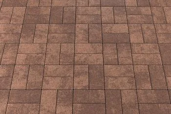 Тротуарная плитка Брусчатка Мокко Stellard 60 мм