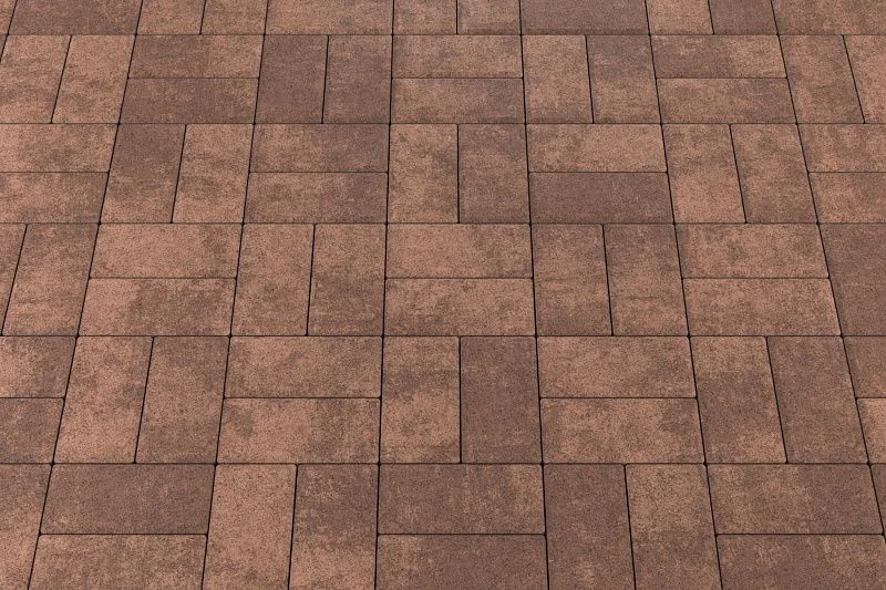 Тротуарная плитка Брусчатка Мокко Stellard 40 мм